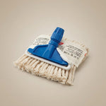 3-piece replacement kit for professional cotton mop with band, 400g, + 1 mop clip, white