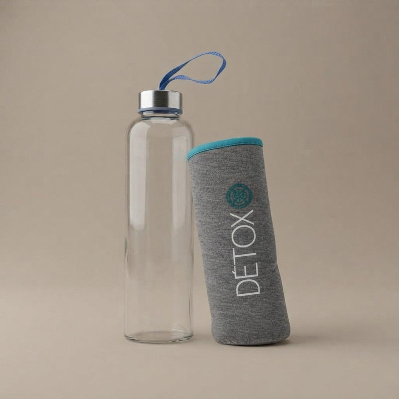 Borracce in Vetro 600ml con Custodia Termica Set 3 Pz