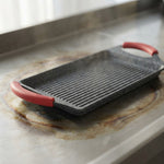 Euronovità EN-22134 Grill Pan, Stone, Black, 36x24x3 cm