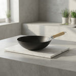 Asian style wok pan with non-stick coating, 30 cm