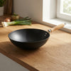 Asian style wok pan with non-stick coating, 30 cm