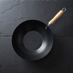 Asian style wok pan with non-stick coating, 30 cm