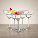 Alpina Large Gin Glasses, 730ml, Set of 4 Gin and Tonic Glasses, Copa Style Cocktail Glasses, G&amp;T Glasses, Party Gift, Home, Bar, Pub, Restaurant, Stemware