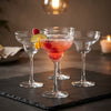 Alpina Large Gin Glasses, 730ml, Set of 4 Gin and Tonic Glasses, Copa Style Cocktail Glasses, G&amp;T Glasses, Party Gift, Home, Bar, Pub, Restaurant, Stemware