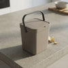 Pattumiera Umido da Appendere 12L Gino - Bidone Organico Cucina 2 Colori