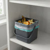Perfect HANGING WASTE BIN FOR WET ORGANIC WASTE - GINO collection - 7 litres - 2 colours