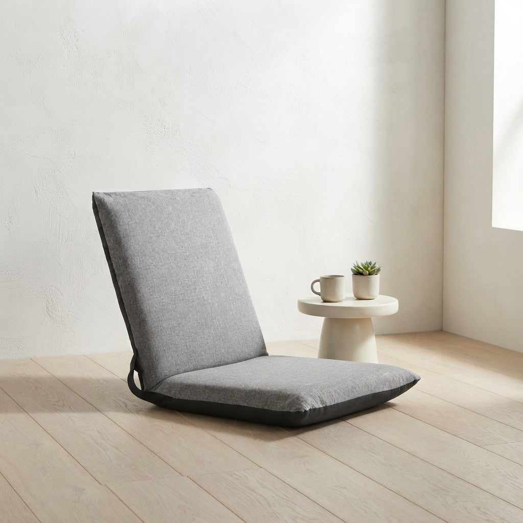 Sedia Reclinabile da Pavimento InnovaGoods – 6 Posizioni, Struttura in Metallo, 120 kg