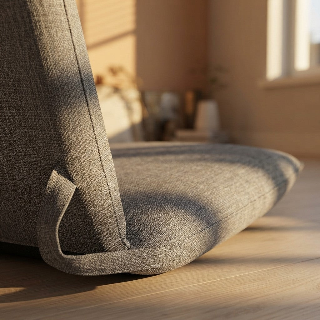 Sedia Reclinabile da Pavimento InnovaGoods – 6 Posizioni, Struttura in Metallo, 120 kg