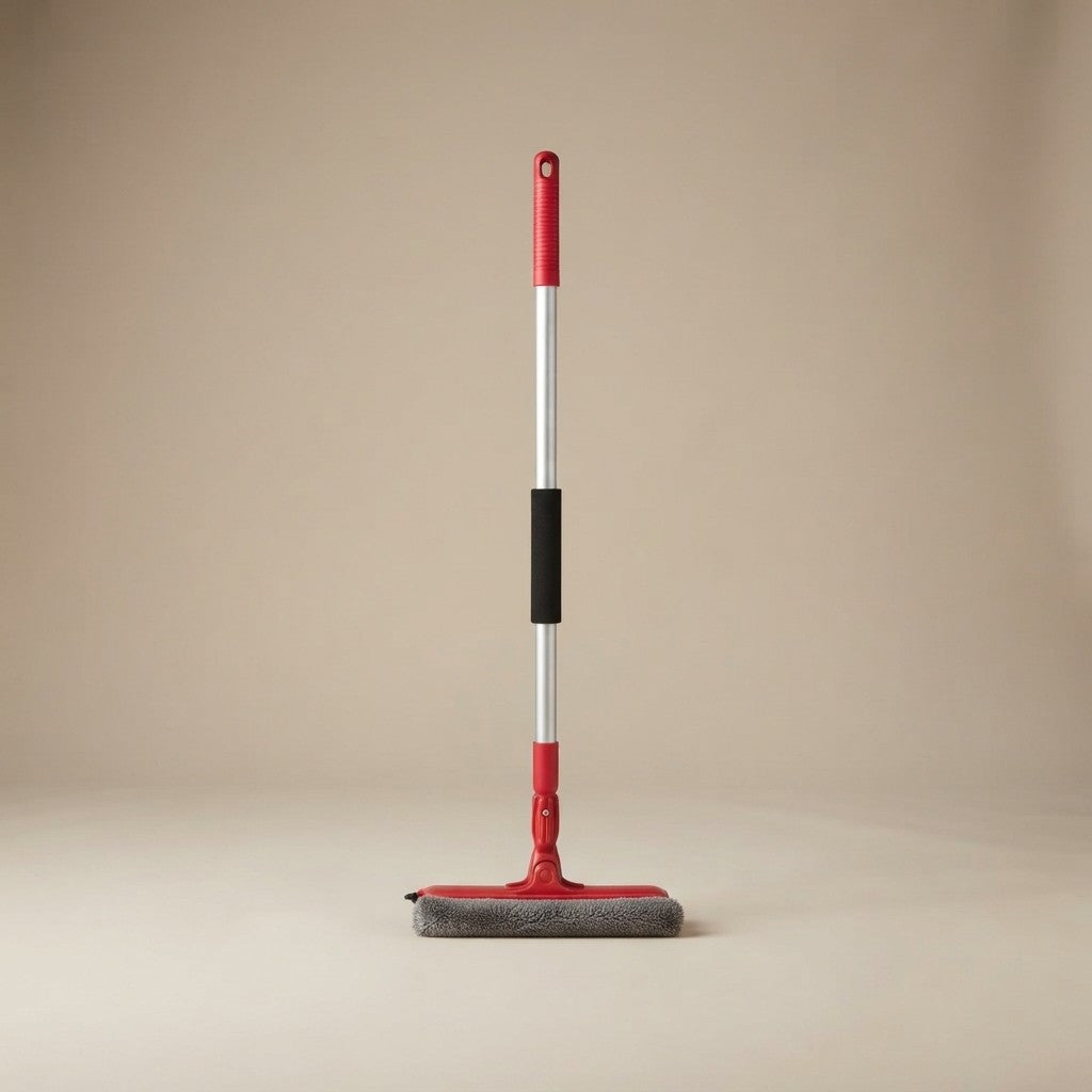 Lavavetri 2in1 con Microfibra e Raschietto | Manico Telescopico 68–116 cm | Finestre, Specchi, Docce