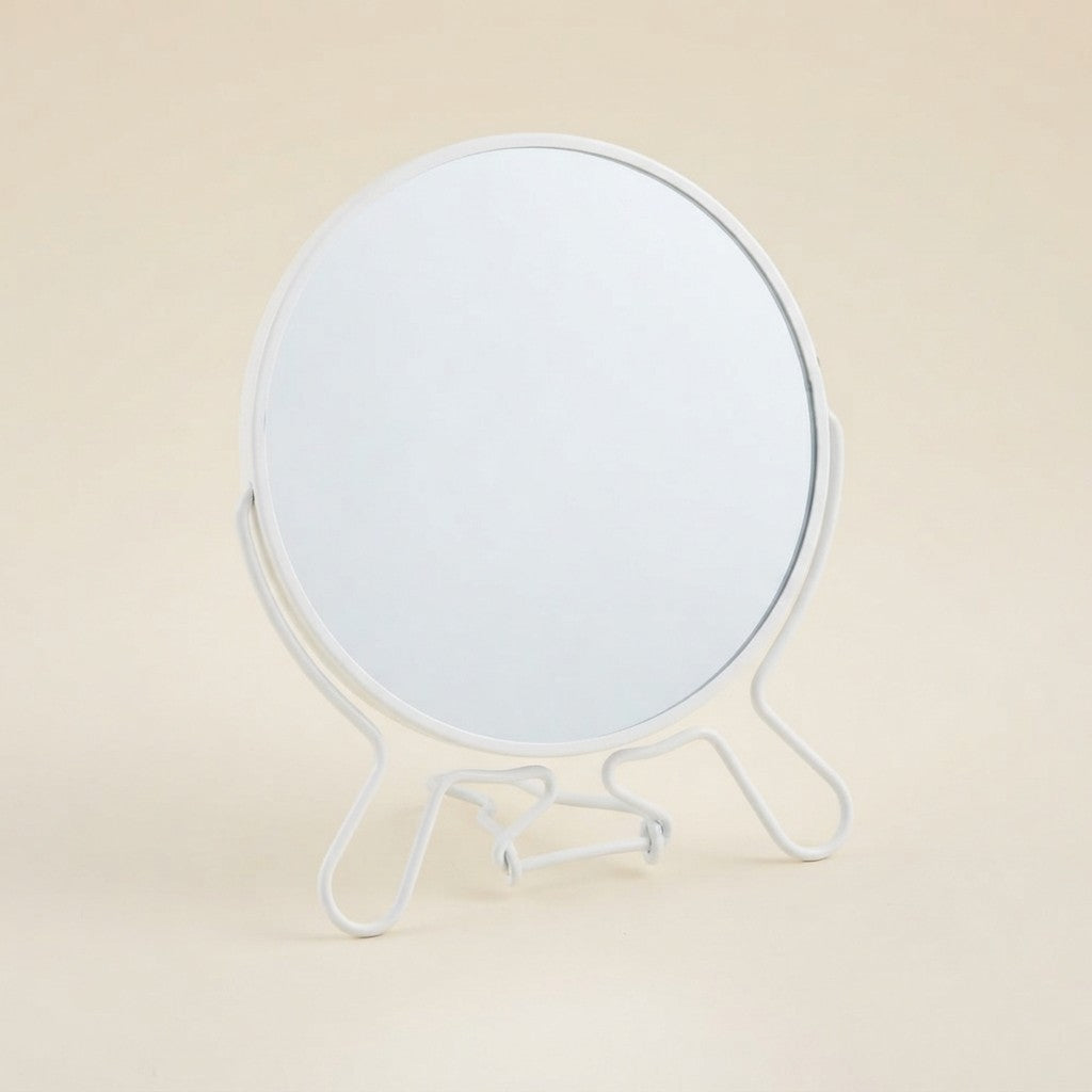 Specchio Cosmetico Rotondo 15,5×18 cm – Compatto per Trucco e Cura