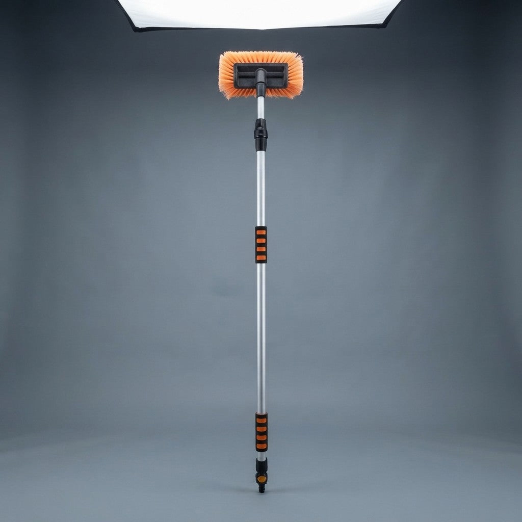 Idrospazzola Telescopica 125-230cm per Lavaggio Auto Camper Camion