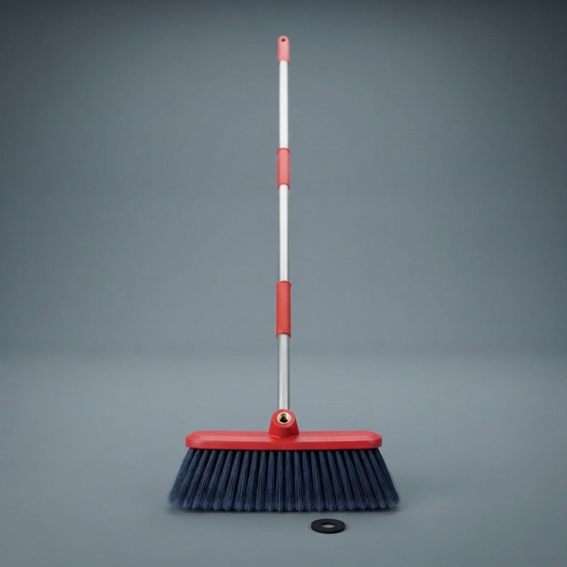 Brosse de lavage auto Idrocar avec manche de 180 cm - Poils synthétiques pour véhicules