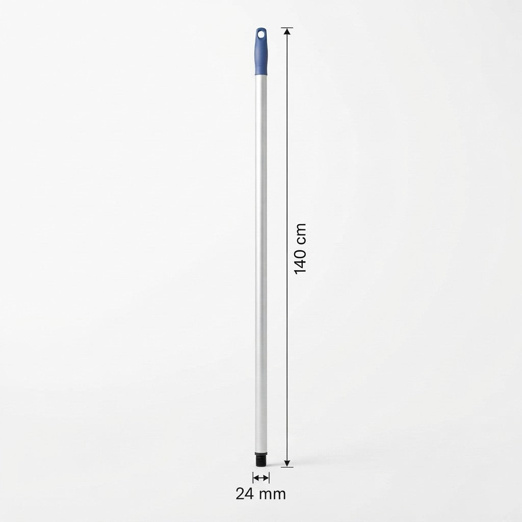 FERCASASHOP® - 140 cm Aluminum Screw-On Handle for Brooms, Trowels, and Mops. Made of High-Quality Aluminum.