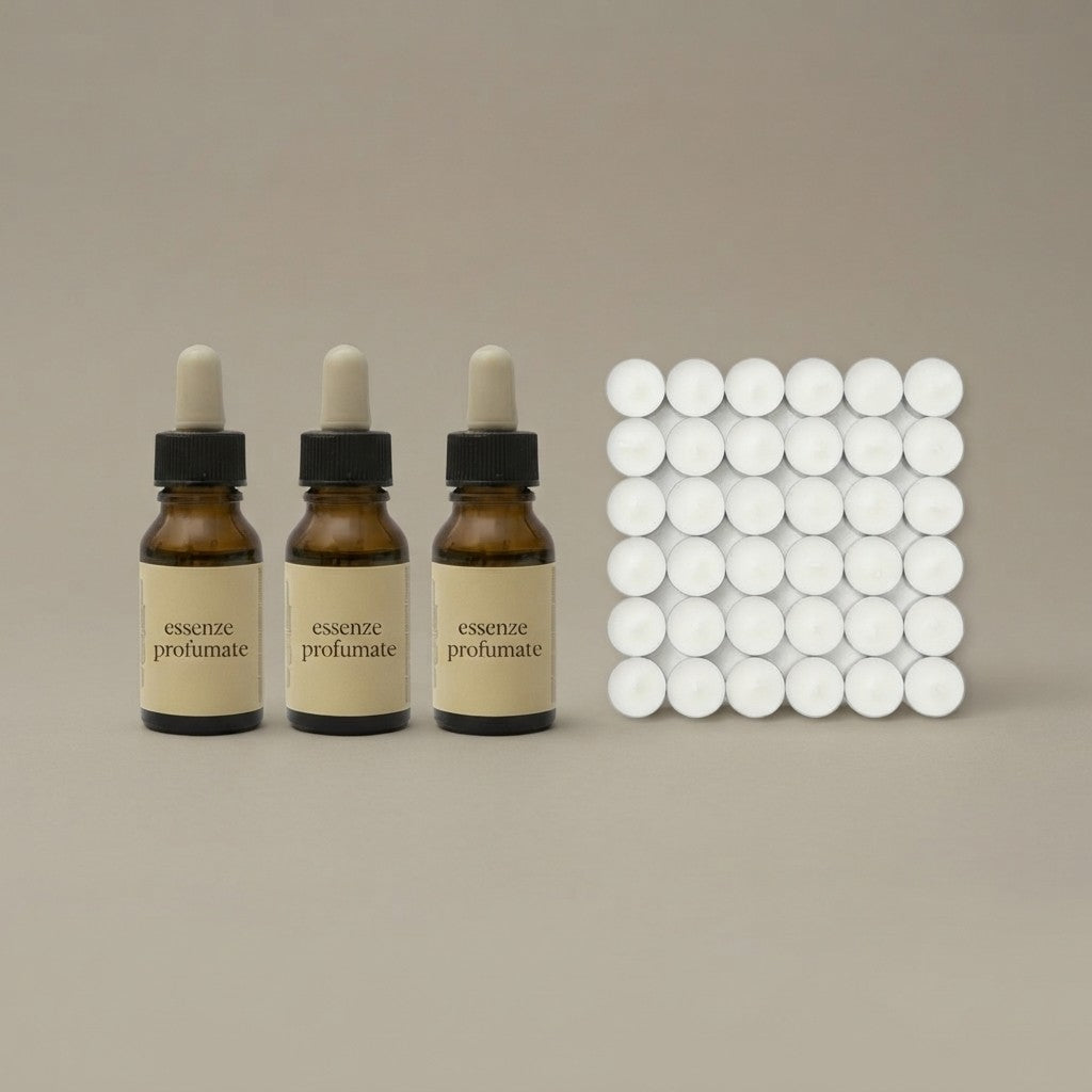100 Lumini + 3 Essenze Profumate | Set Atmosfera