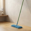 MICROFIBER MOP. DUST-CATCHING, WASHING, AND DRYING MOP WITH REPLACEABLE MICROFIBER CLOTH. EXTENDABLE TELESCOPIC WAND. + REPLACEMENT CLOTH.