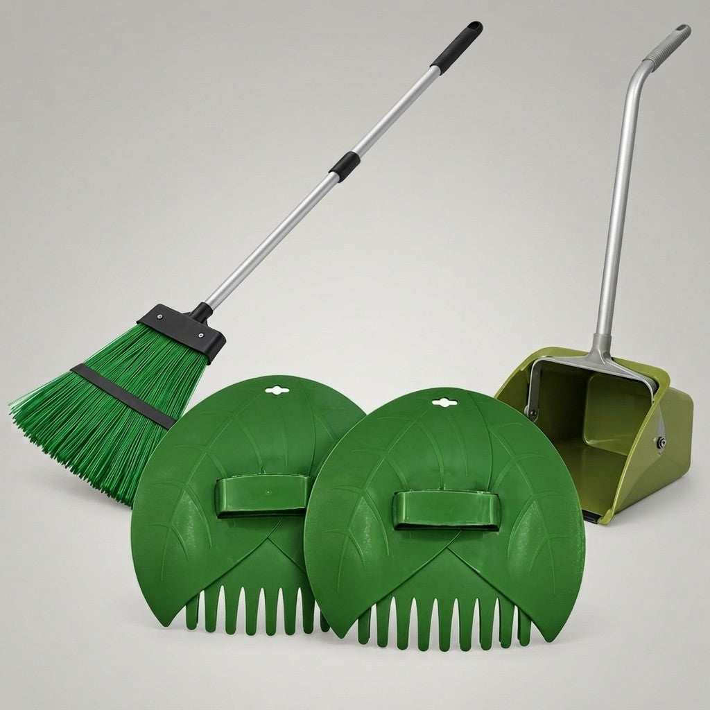 Set Giardino Basic  - Scopa Garden Alzaimmondizia e Raccogli foglie