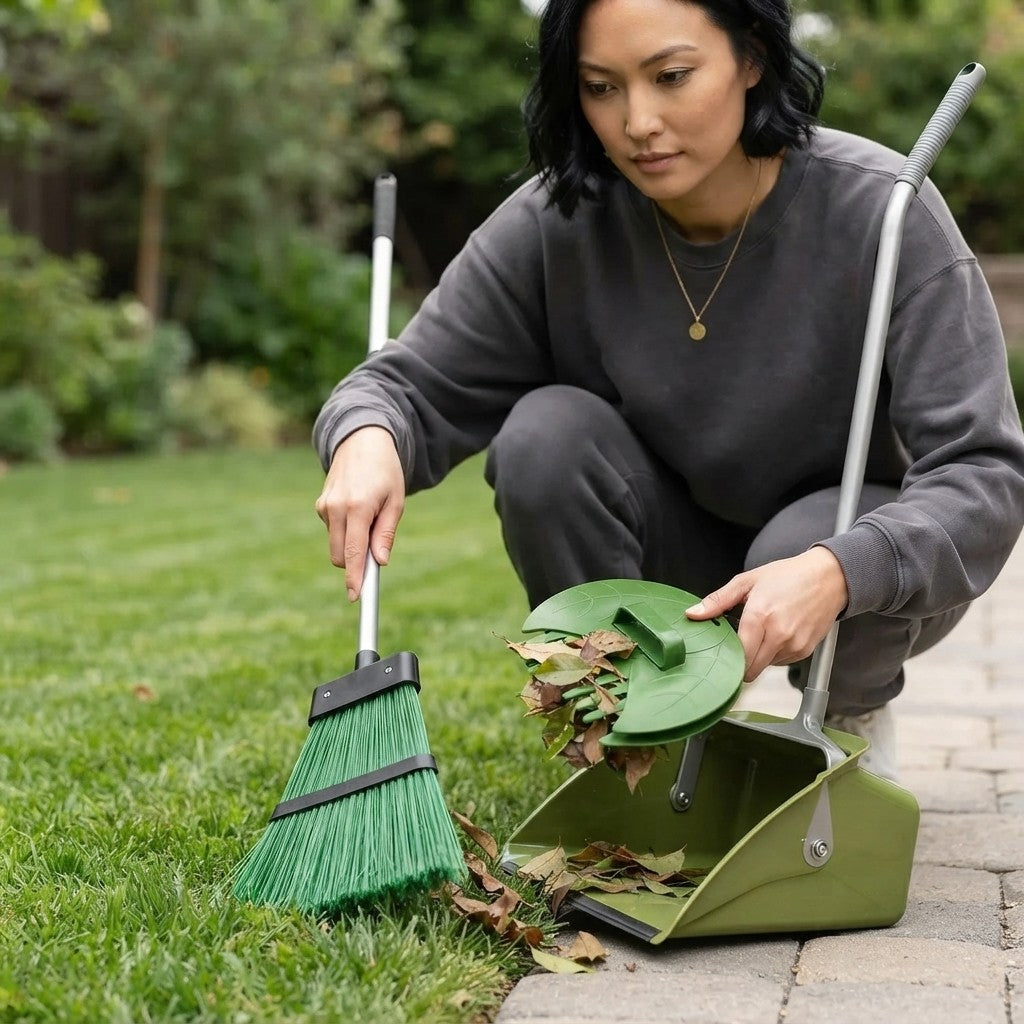Set Giardino Basic  - Scopa Garden Alzaimmondizia e Raccogli foglie