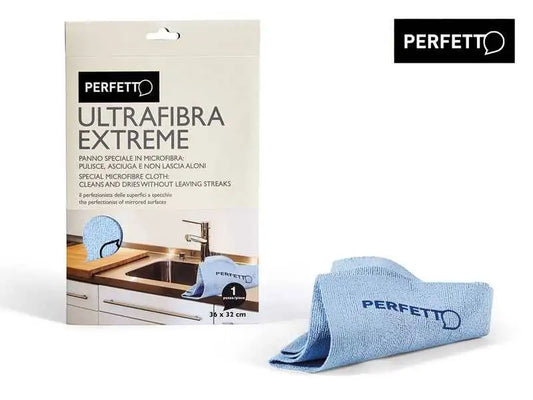 Panno Microfibra Extreme PU 32x36 cm Ultra Fine 4 Colori - Multiuso Lavabile Senza Aloni