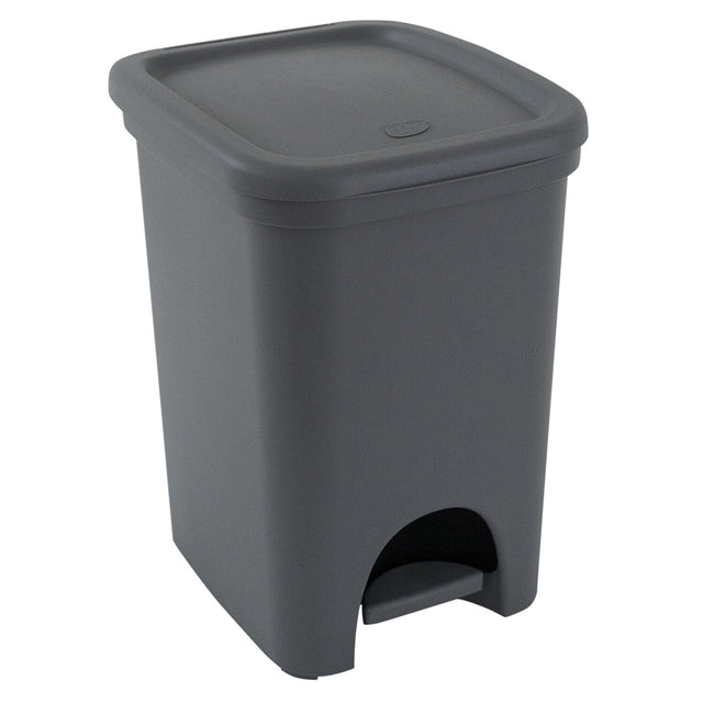 Pattumiera Pedale 18L Grigio - Bidone Colors Igienico