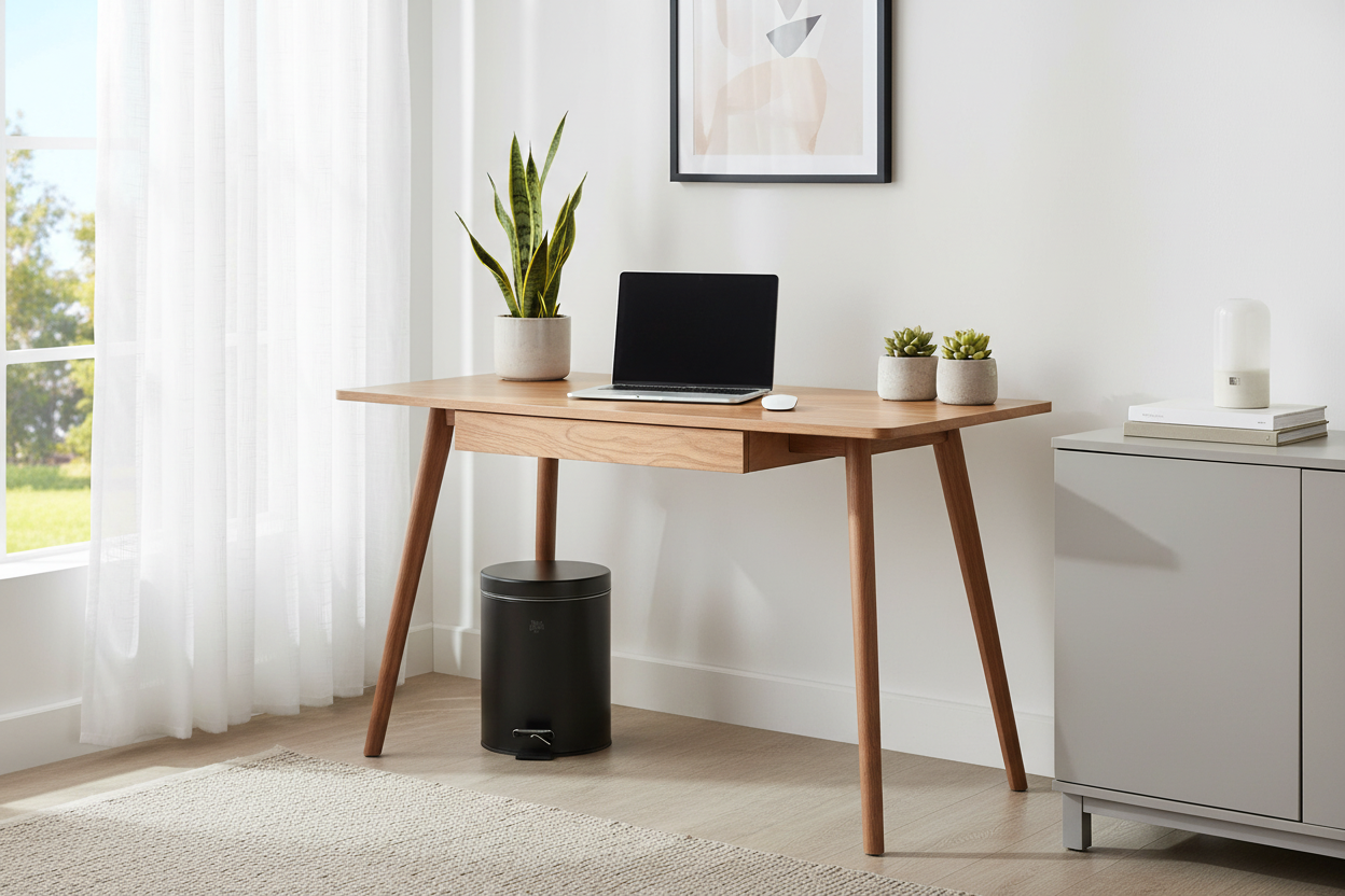 Pattumiera in home office