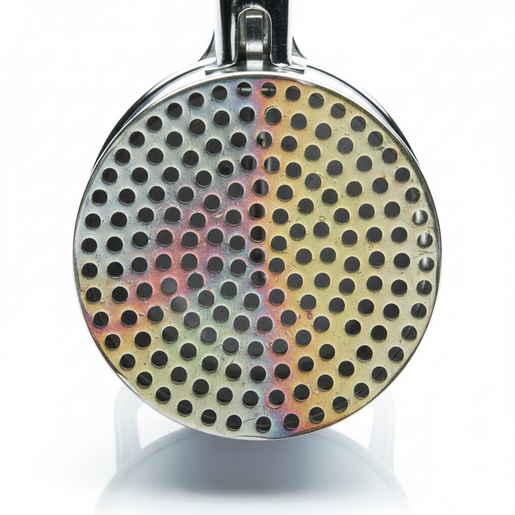 Perforated disc detail