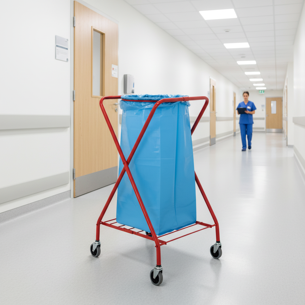 Porta-sacco in ospedale