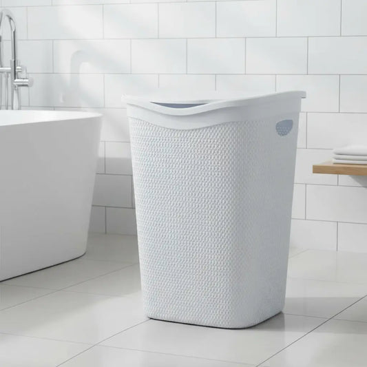 Portabiancheria in bagno moderno