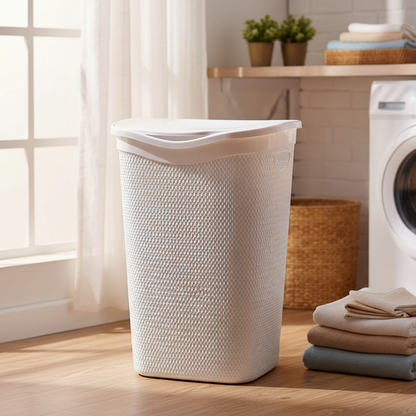 Portabiancheria in lavanderia