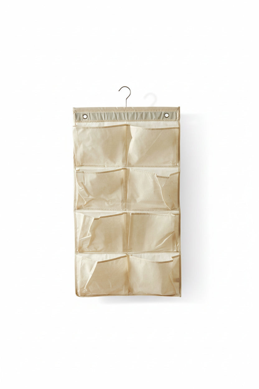 Organizer Pensile 8 Tasche TNT Ecru 46x84cm - Easystorage Perfetto
