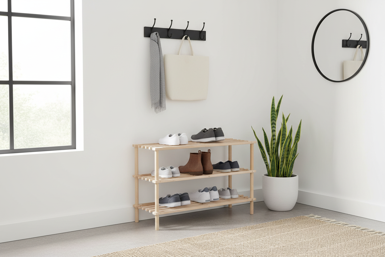 Portascarpe in ingresso moderno