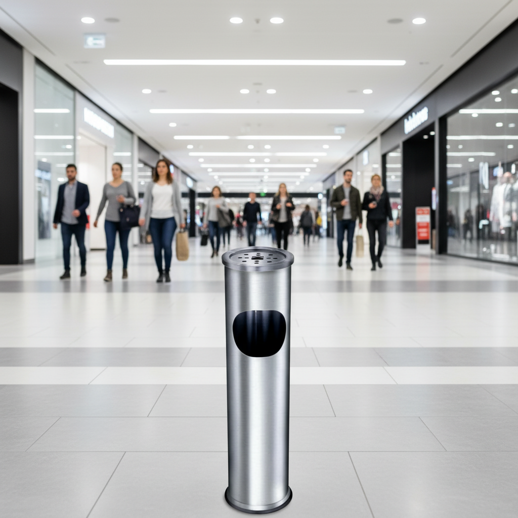 Posacenere ingresso shopping mall