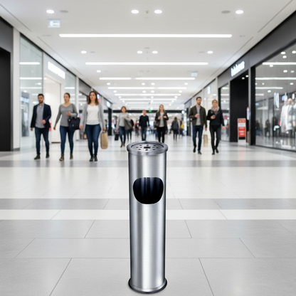 Posacenere ingresso shopping mall