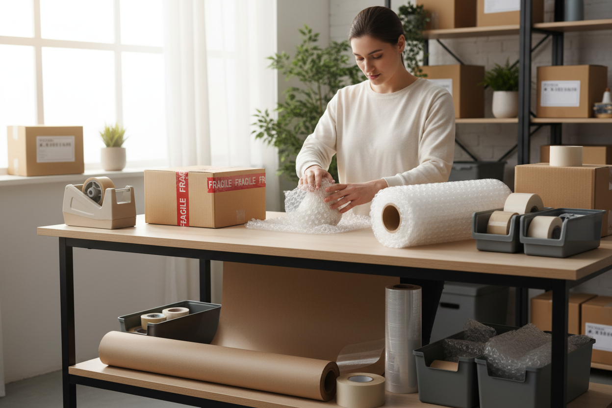 Postazione imballaggio professionale