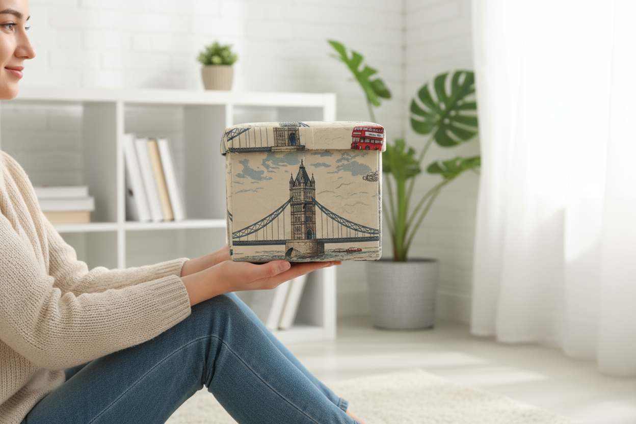 Pouf 31x31cm portatile