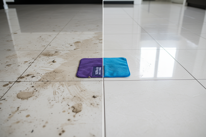 Prima e dopo pulizia