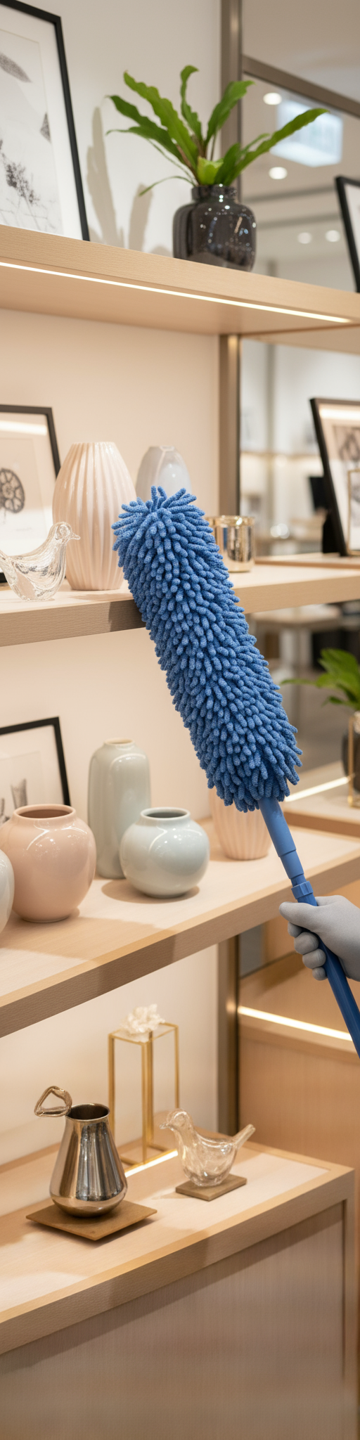 Pulizia negozio retail