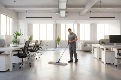 Pulizia open space ufficio