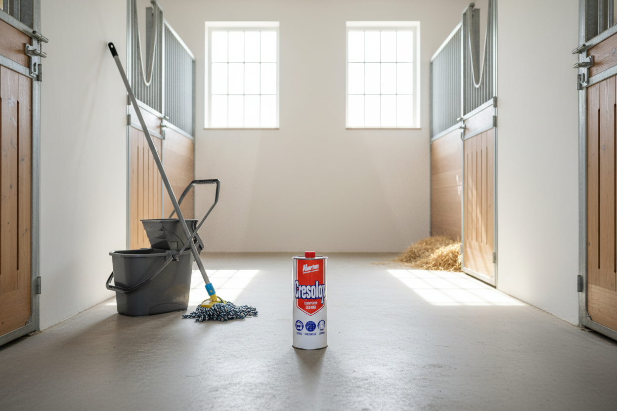 Pulizia stalla moderna