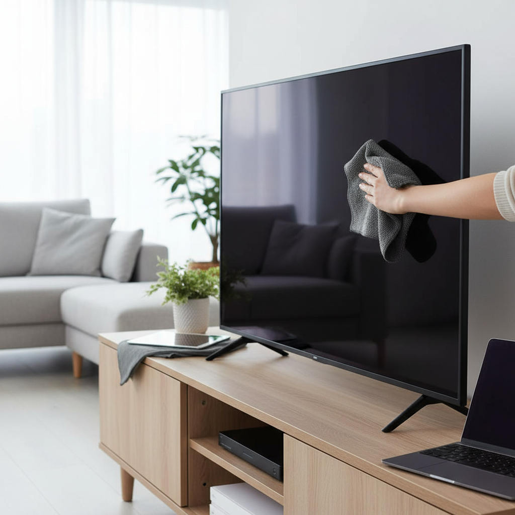Pulizia TV e schermi