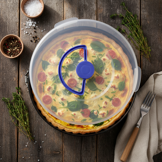 Quiche con coperchio