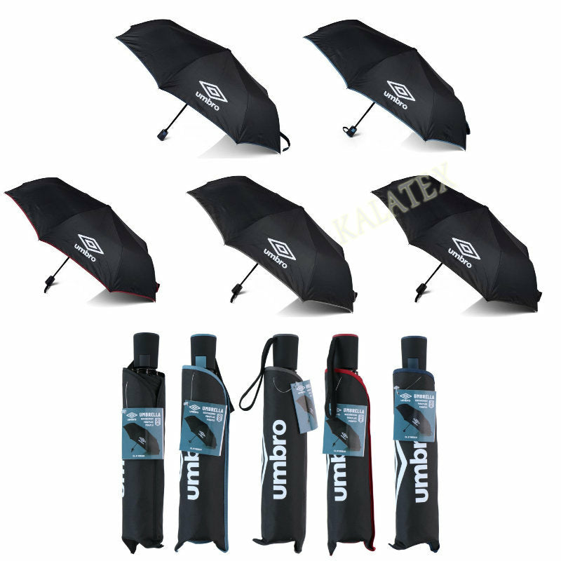 Ombrello Mini Umbro Pieghevole 55cm - Compatto e Sportivo