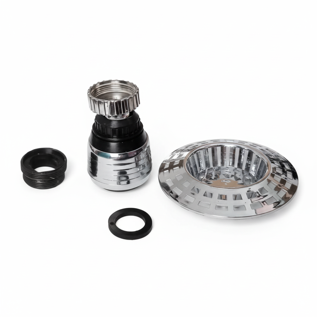 Set Lavello 2 Pezzi Alpina - Rompigetto con griglia proteggi scarico