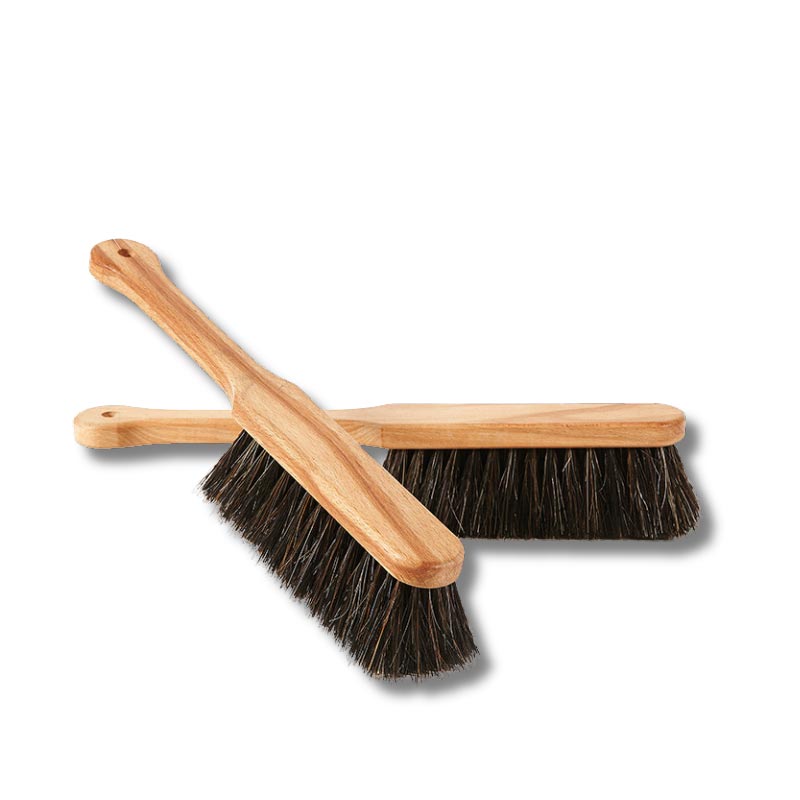Spazzola Ecologica in Crine Naturale e Legno -Pulizia mobili antiquariato