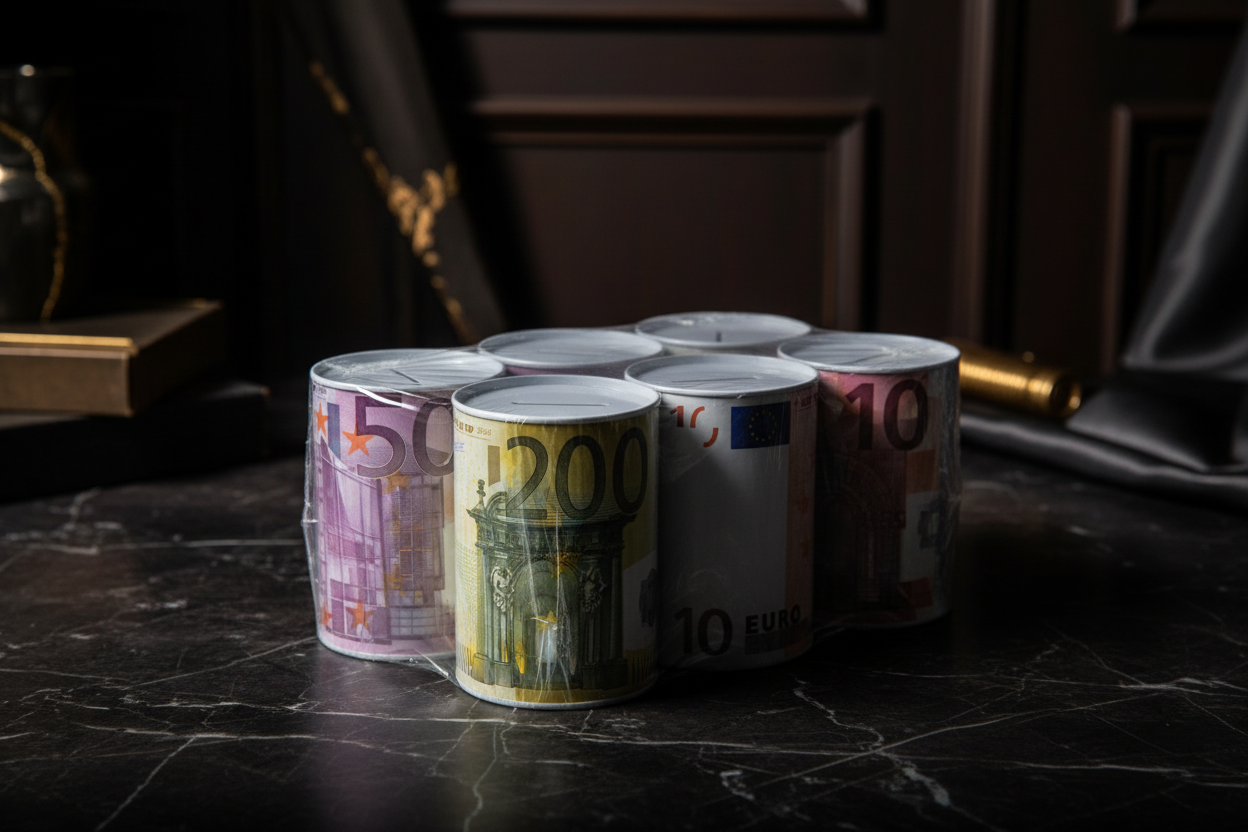 Salvadanaio Euro – Dark Luxury