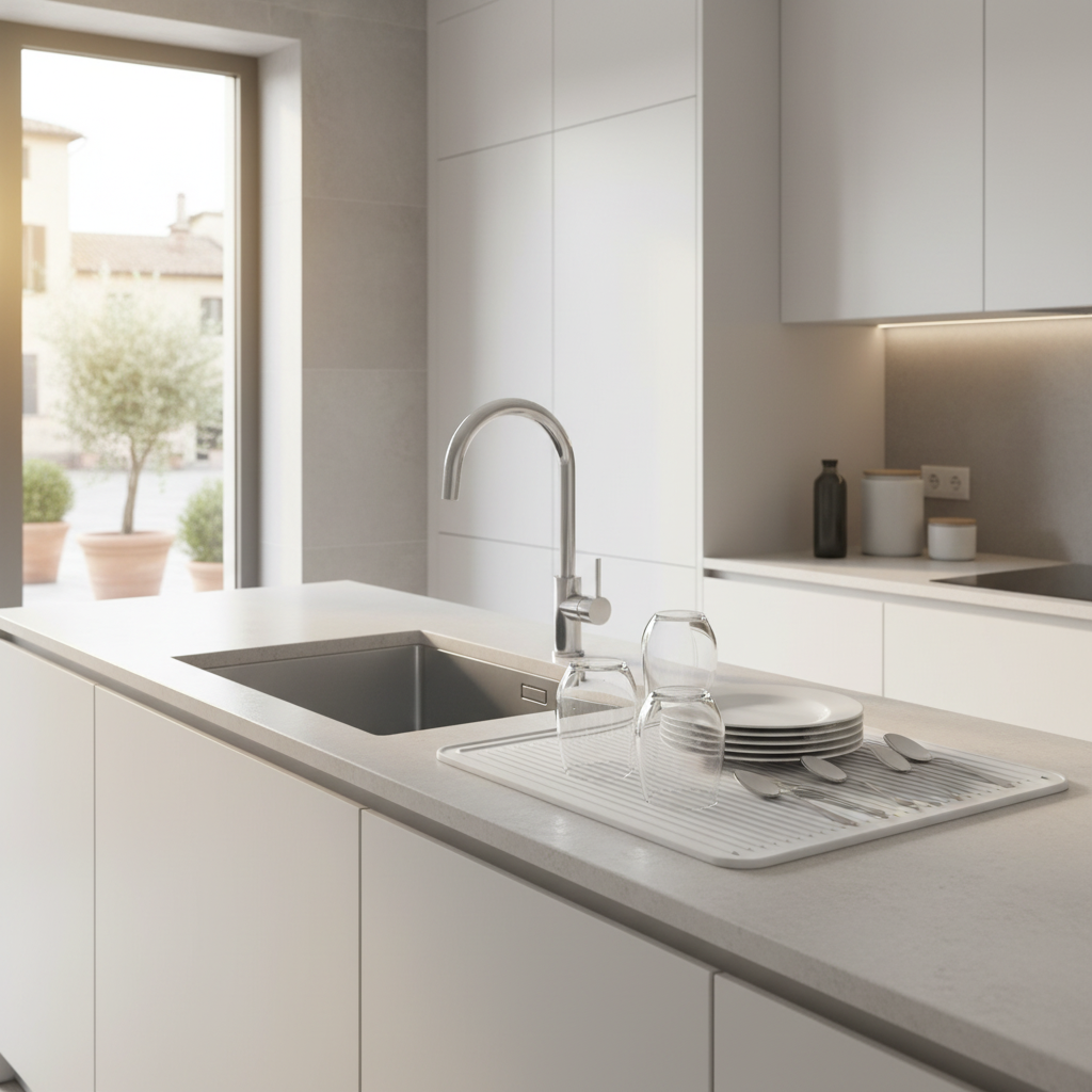 Salvapiatti in cucina moderna