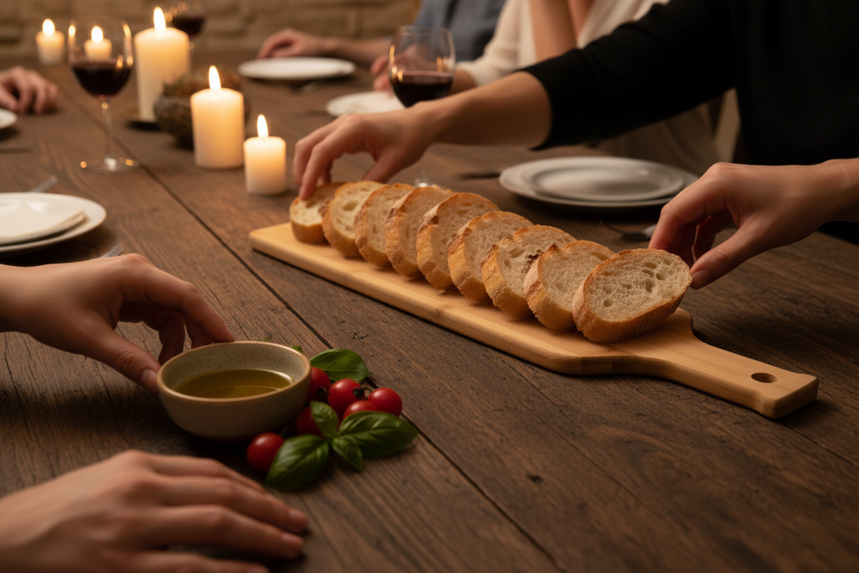 Scena 2 - Cena conviviale proporzioni corrette