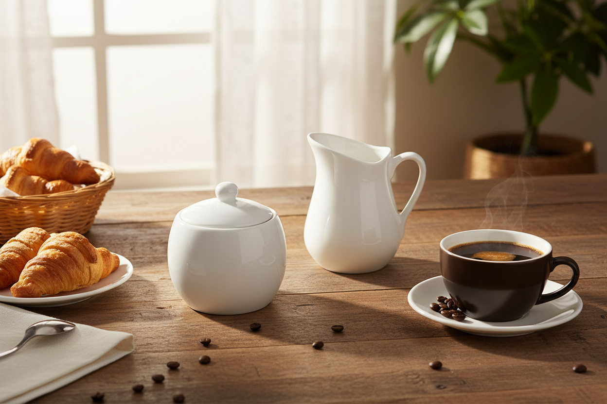 Scena colazione rustica