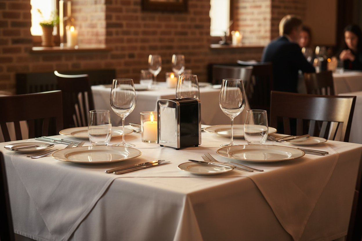 Scena ristorante elegante