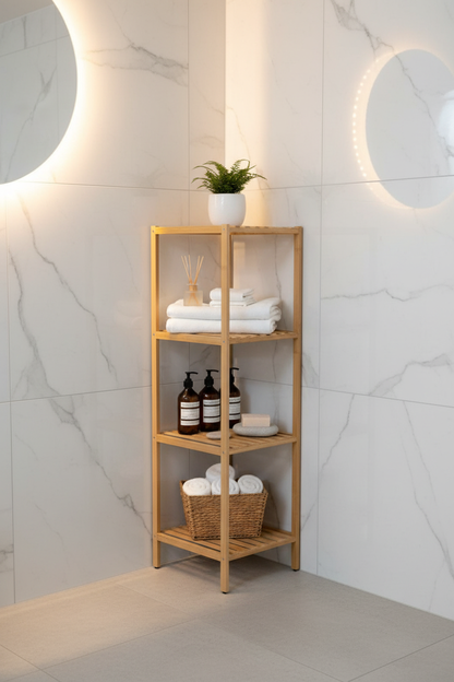 Scene ottimizzate per scaffalatura angolare