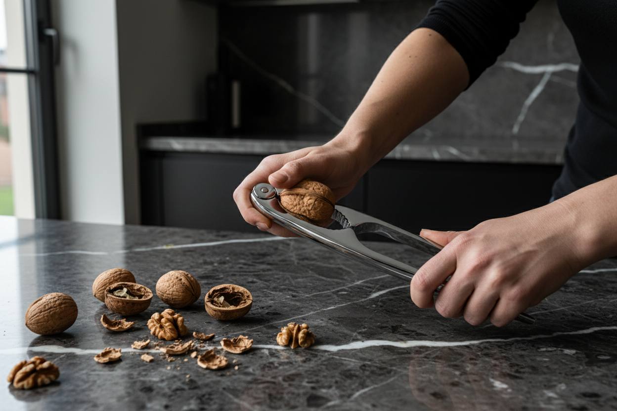 Schiaccianoci in azione